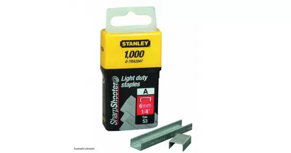 LD sponky TYP A 5/53/530, 4mm 1000ks Stanley 1-TRA202T Nová Kolekce