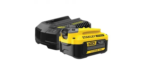 Originální Akumulátor V20 18V 4,0Ah a nabíječka Stanley FatMax SFMCB14M1