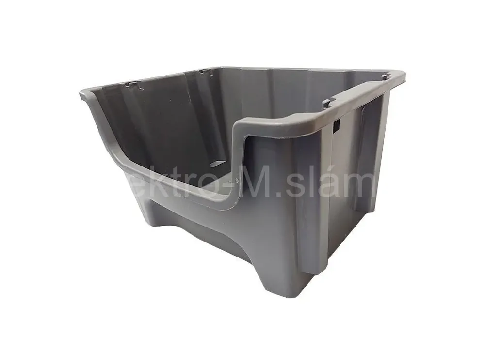 Stohovací bedna plastová KPA500, 490x400x300mm, šedá (O307C) Pouze Dnes