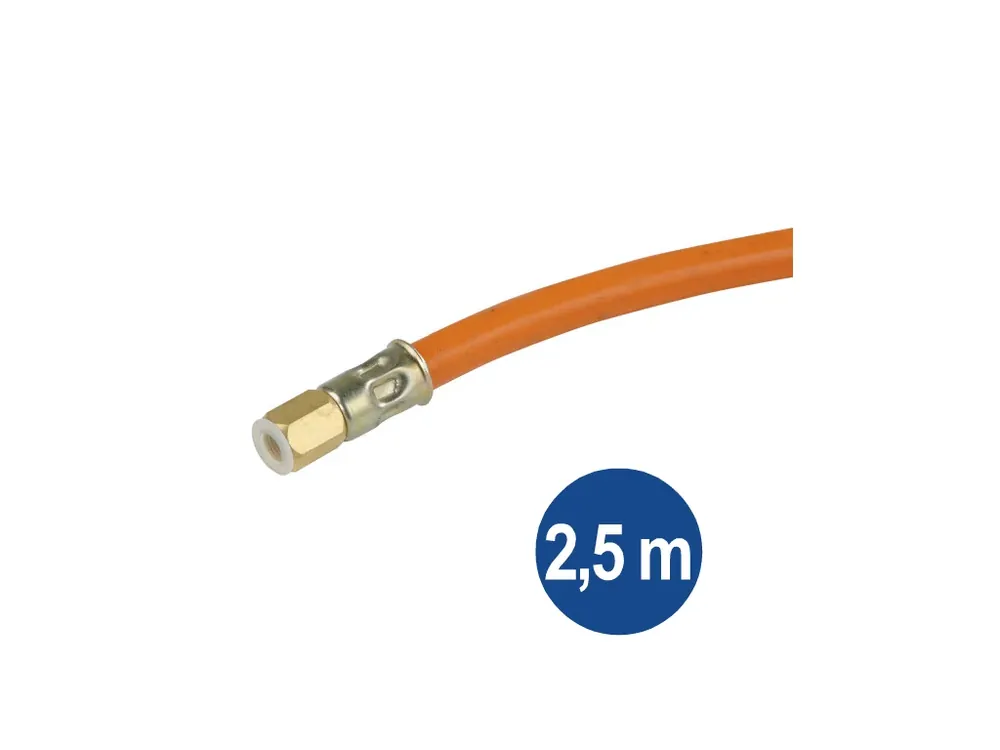 Plynová hadice 2,5 m s koncovkami 2x M9x0,75, Meva 4383 Cenový Hit