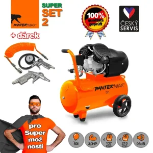 PANTERMAX® Olejový kompresor AirFlow® 52 SET2 Značkový