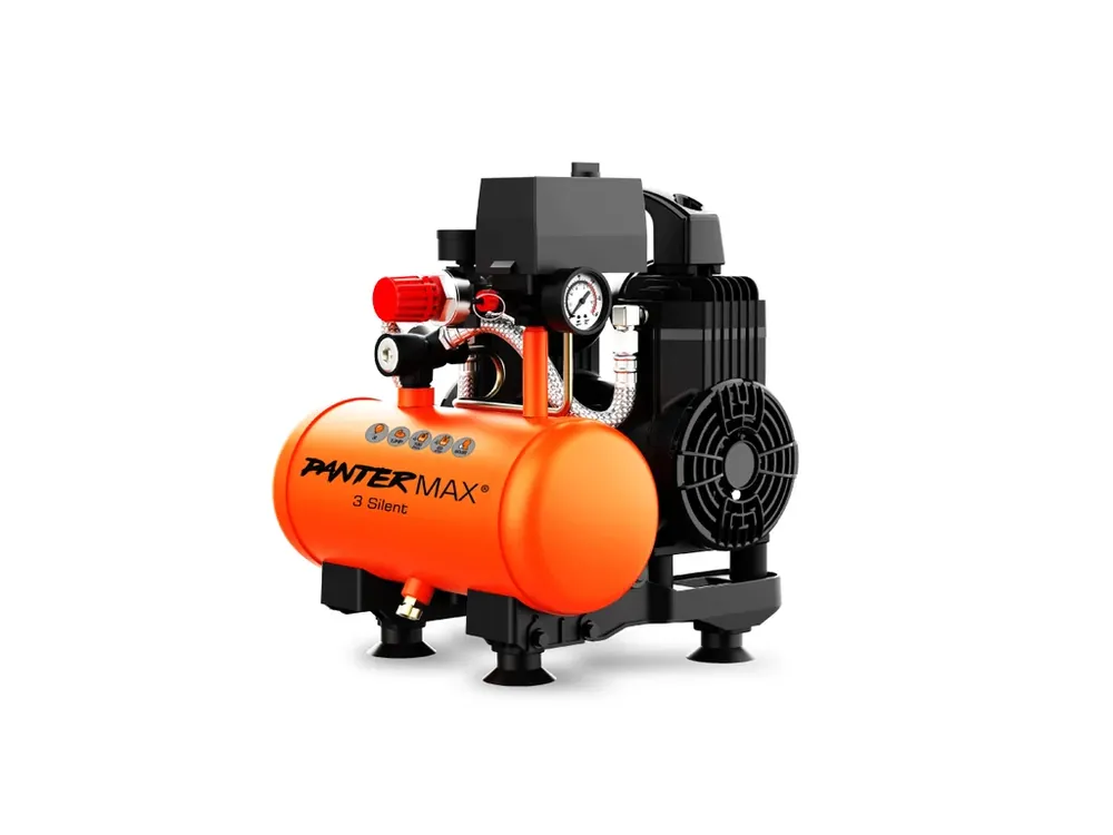 PANTERMAX® Super tichý bezolejový kompresor AirFlow® 3 SILENT Vrácení Zdarma