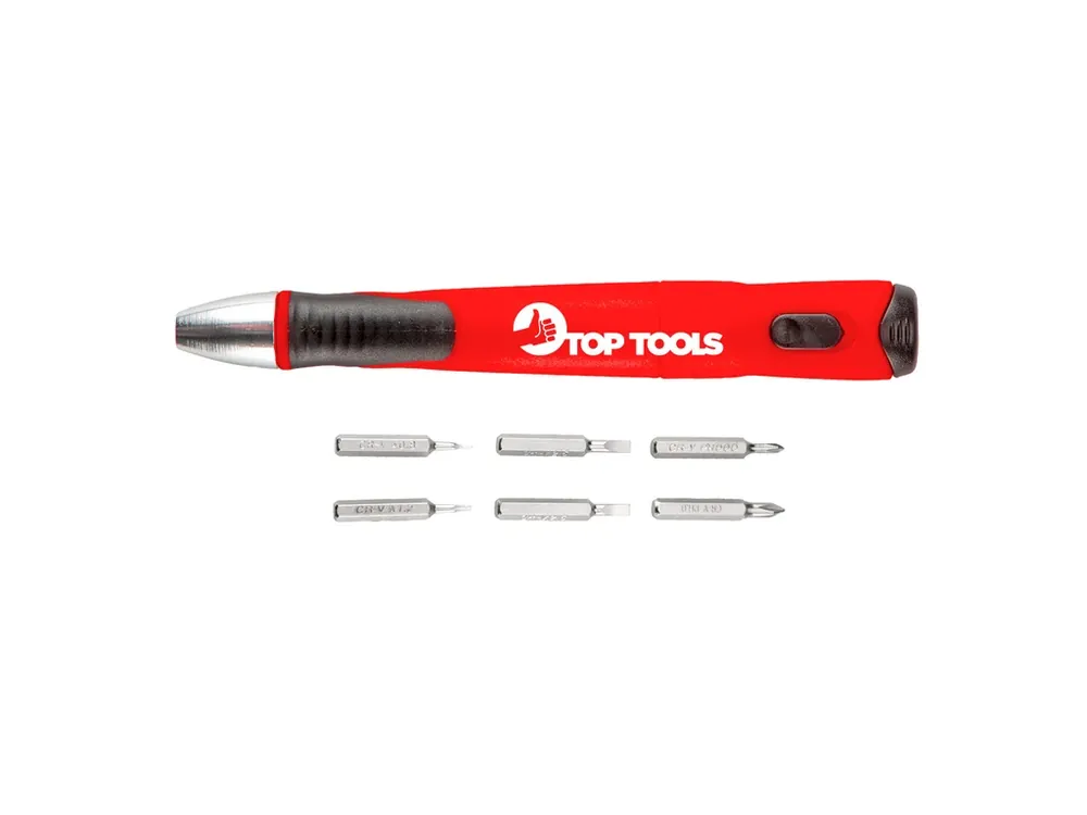Omezená Nabídka TOPTOOLS Sada bitů 7 dílů