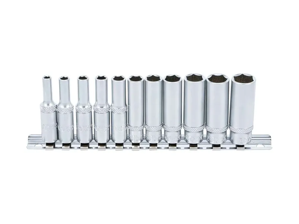 BGS Sada hlavic 1/4″ 4-13mm prodloužené Akční Cena
