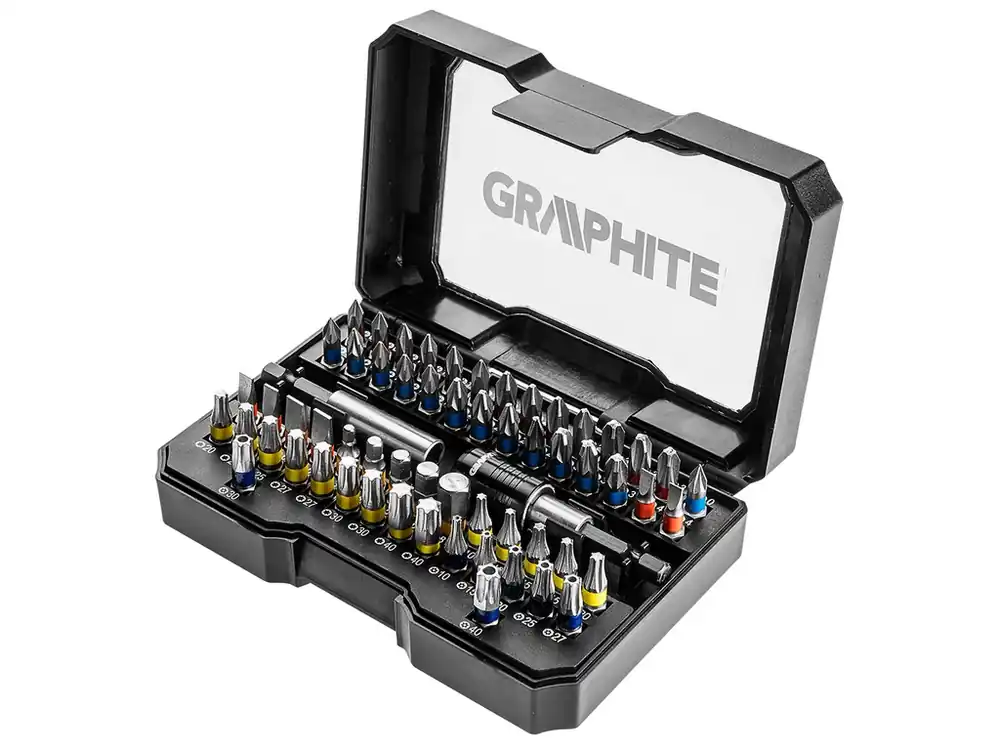 Značkový GRAPHITE Sada bitů 60 dílů