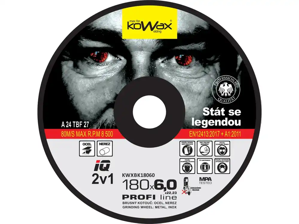 Výprodej KOWAX® Brusný kotouč IQ 2v1 ø 180x6,0 mm