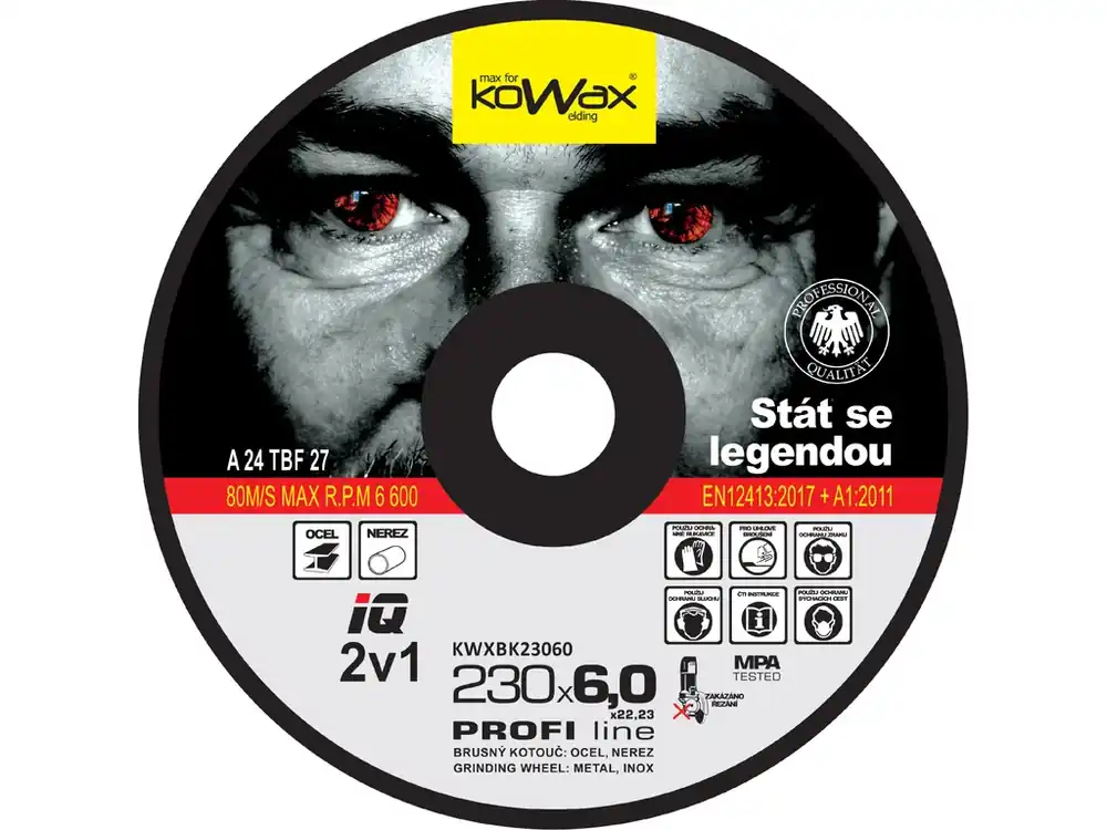 KOWAX® Brusný kotouč IQ 2v1 ø 230x6,0 mm Akce