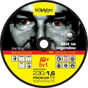 Hit Sezóny KOWAX® Řezný kotouč IQ+ 5v1 ø 230x1,6 mm