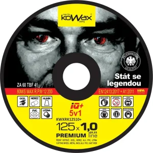 Vrácení Zdarma KOWAX® Řezný kotouč IQ+ 5v1 ø 125x1,0 mm