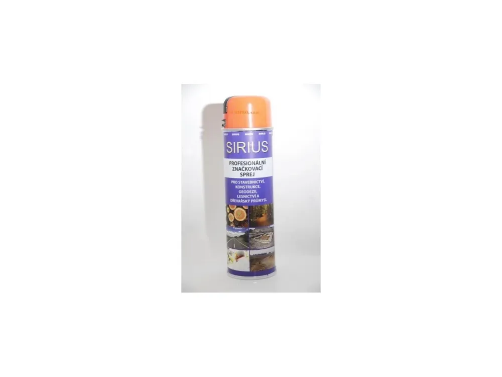 Značkovací sprej Sirius Standard 500ml - oranžový Akční Cena