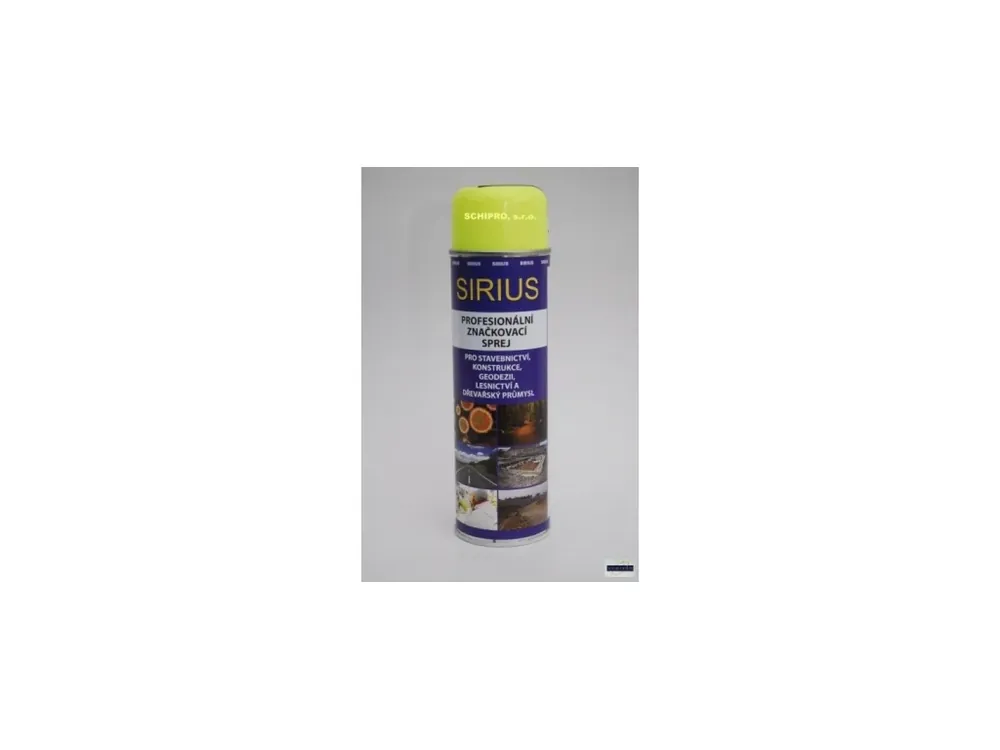 Značkovací sprej Sirius Standard 500ml - žlutý Hit Sezóny