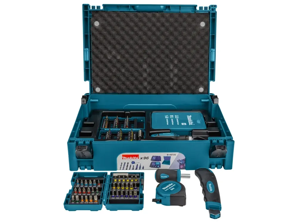 Sleva Makita B-49725 Sada vrtáků a bitů 96 dílná