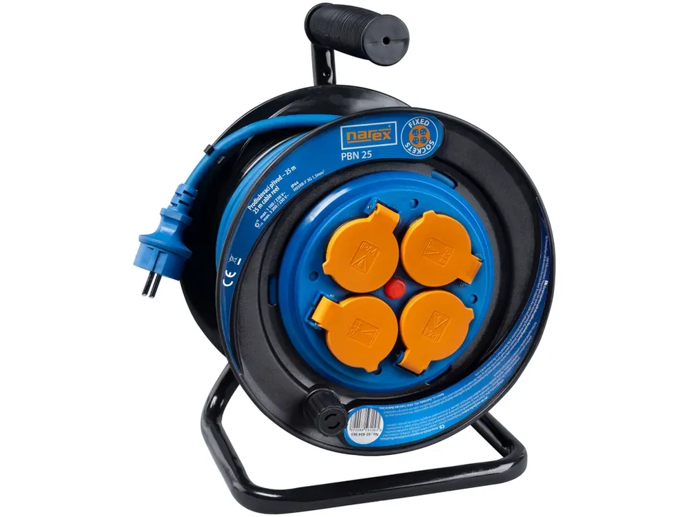 Narex PBN25 prodlužovací kabel na bubnu 4 zásuvky 25m 65404963 Sleva