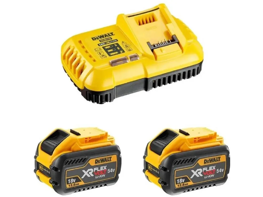 DeWALT DCB118Y2-QW XR FLEXVOLT nabíječka + 2 x FLEXVOLT akumulátor 12,0 Ah Autentický