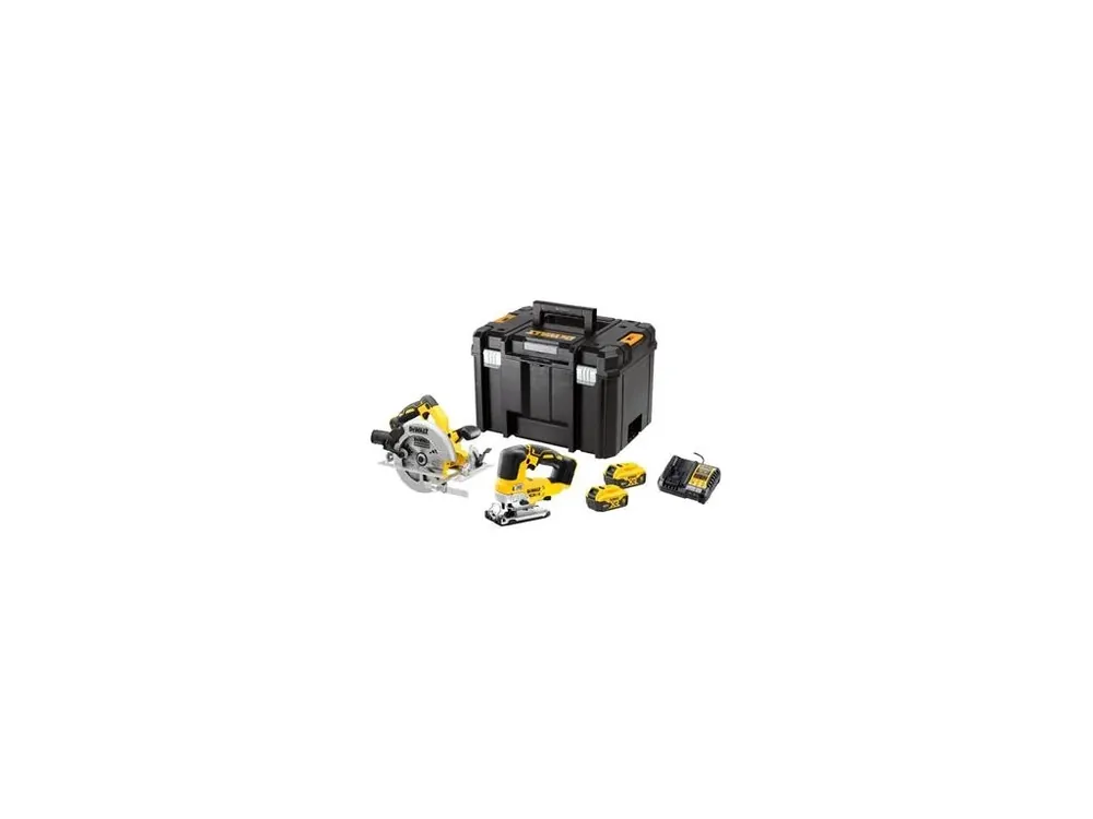 Sleva DeWALT DCK2012P2T-QW 18V kombo sada DCS570+DCS334+2x 5.0 Ah