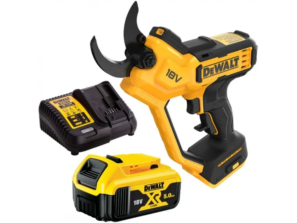 DeWALT DCMPP568P1-QW XR 18V nůžky na větve, 1 x aku 5,0 Ah, nabíječka Cenový Hit