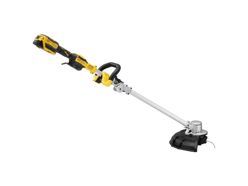 Akční Nabídka DeWALT DCMST561P1-QW 18V BEZUHLÍKOVÁ strunová sekačka, 1 x Li-Ion 5,0 Ah, šířka záběru 36 mm, průměr struny 2 mm, otáčky struny 0 - 4600/6000 ot./min, hmotnost 3,51 kg