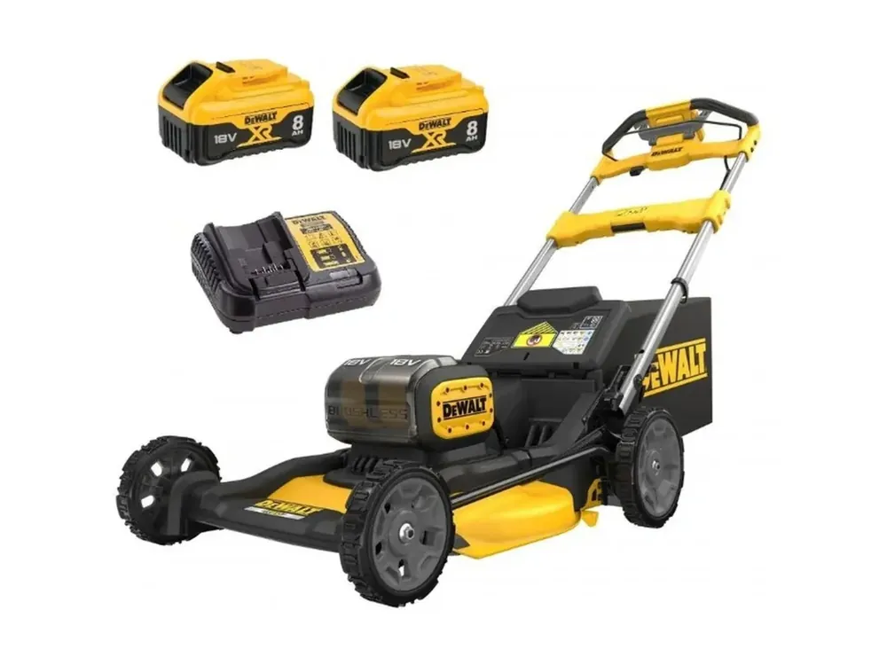 Kup Teď DeWALT DCMWSP156W2-QW 2x18V sekačka s pojezdem 2 x 8 Ah