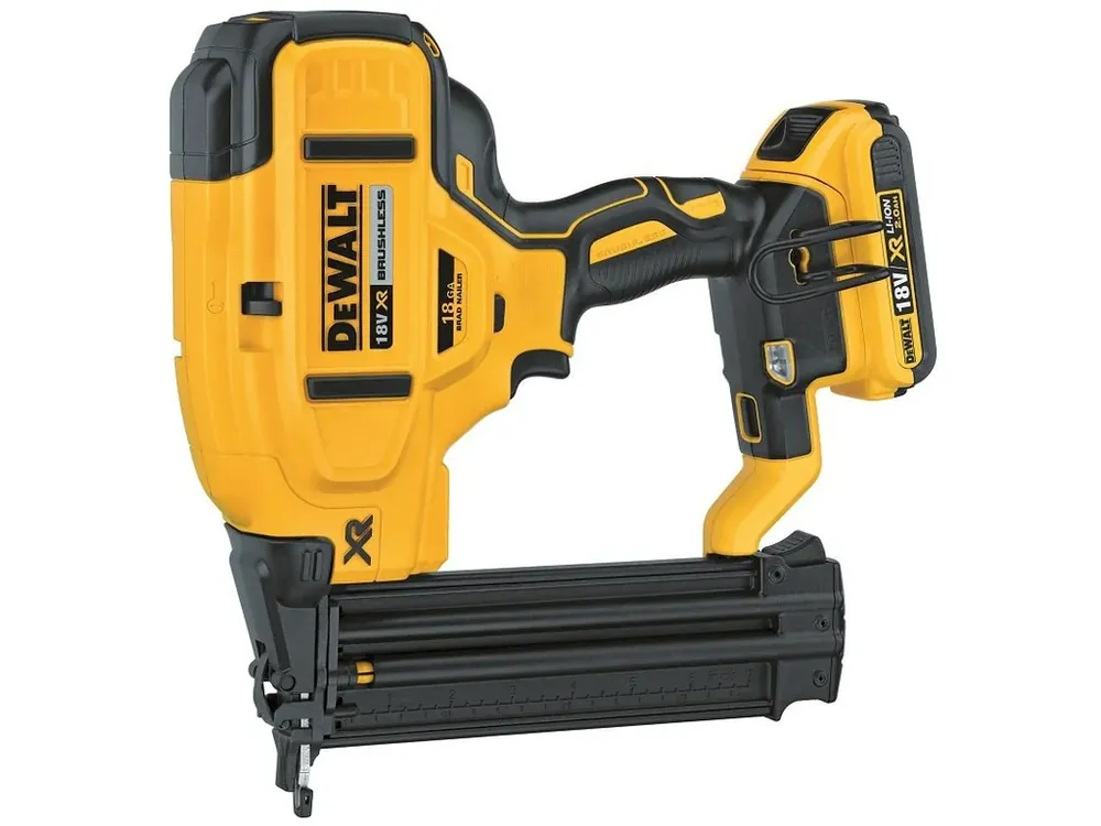 Super Cena DeWALT DCN680NT-XJ Dokončovací BEZUHLÍKOVÁ hřebíkovačka 18 V, průměr hřebíku 1,25 mm, délka hřebíku 15 -54 mm,bez akumulátoru a nabíječky, kufr