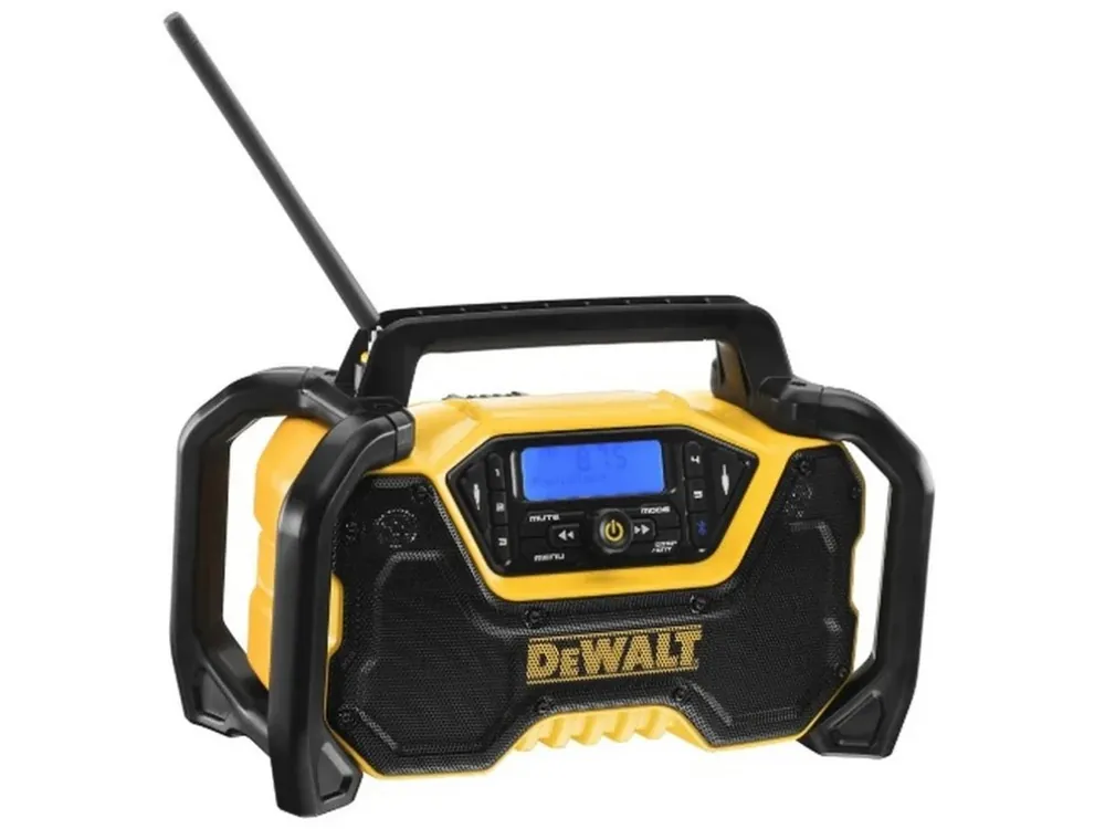 DeWALT DCR029-QW Rádio napájené 230 V nebo XR baterií 10,8 V, 12 V a 18 V a FLEXVOLT - bez baterie a nabíječky / USB + AUX vstup /příjem digitálního a analogového signálu ( bluetooth Sezónní Sleva