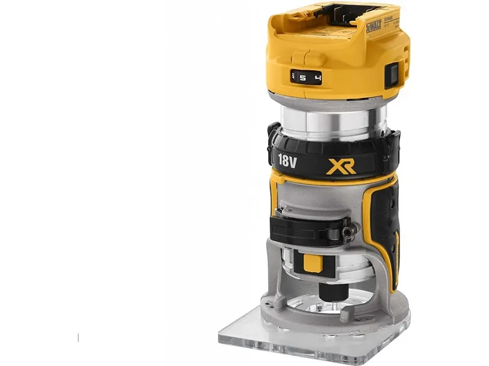 DeWALT DCW600N-XJ 18V BEZUHLÍKOVÁ ohraňovací frézka 8 mm / bez akumulátoru a nabíječky / 1,54 kg Originální