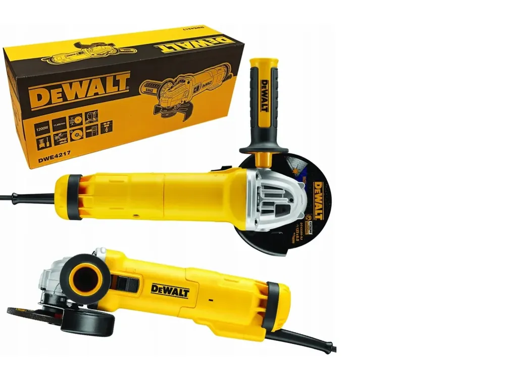 DeWALT DWE4217-QS 125 mm, 1200 W, 11000 ot/min, 2,3 kg, beznapěťový spínač Ihned K Objednání