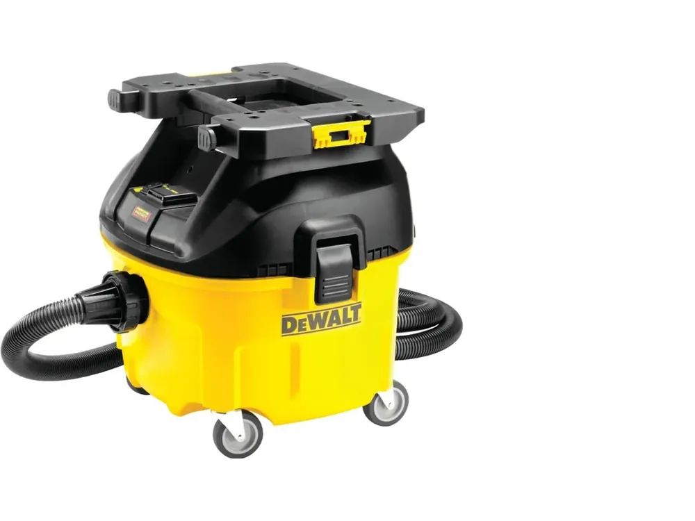 DeWALT DWV901L-QS Vysavač 1 400 W, třída L objem 26,5 l, záchyt jemného prachu99 %, třída L ( > 1mg/m3 ), externí zásuvka Omezená Nabídka