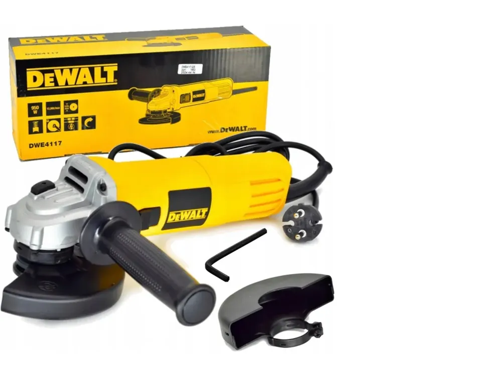 DeWALT DWE4117-QS Úhlová bruska (125mm/950W) Bezpečná Platba